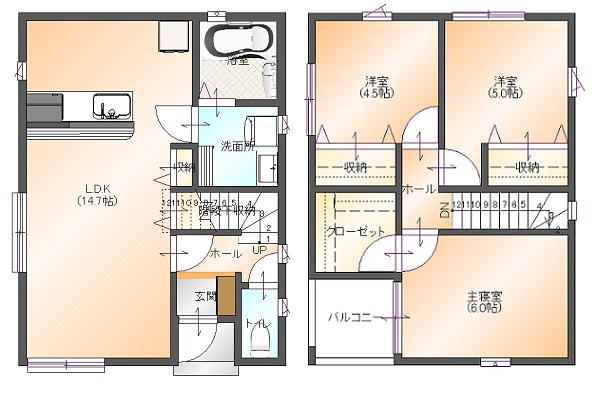 【間取り】 | 石原ロータス