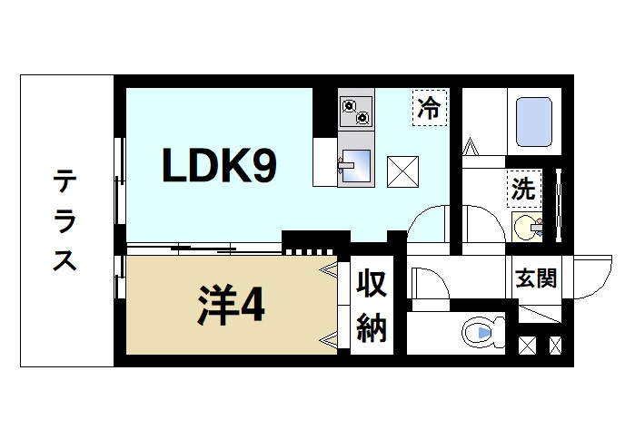 チエーロ グランデの間取り|使いやすい間取りです