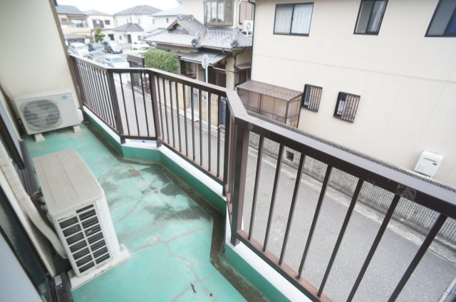 旭マンションのバルコニー