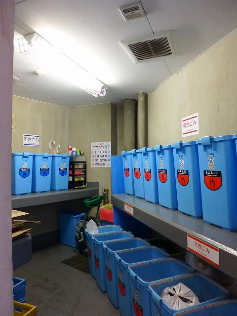 ParkAxis御徒町の設備|パークアクシス御徒町の敷地内ゴミ捨て場です