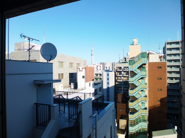 ParkAxis御徒町の設備|パークアクシス御徒町の上層階は洋室からスカイツリー隅田川花火見えます