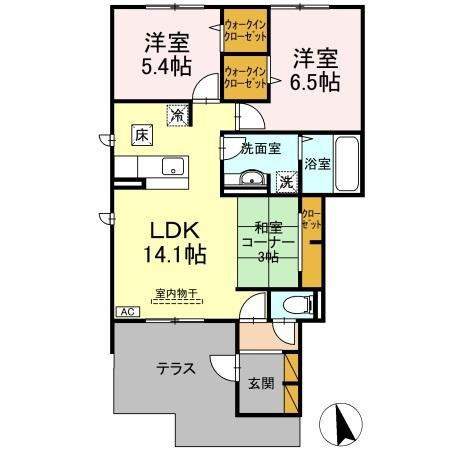 京Ⅱの間取り
