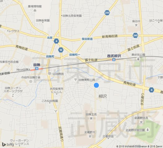 ラビングパレス西武柳沢の地図