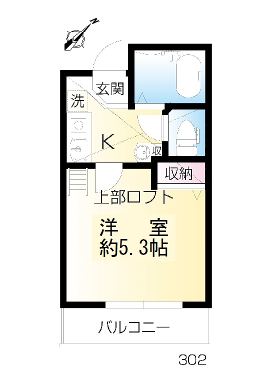 ラビングパレス西武柳沢の間取り