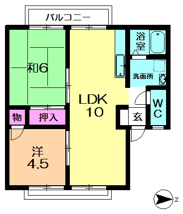 【間取り】 | 長田マンション