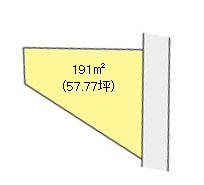 和歌山市片岡町2丁目・土地・56357の区画図