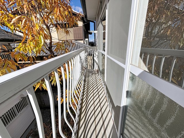 ソレイユ狭山のバルコニー