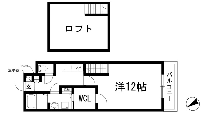 【間取り】 | ルクラージュ花屋敷