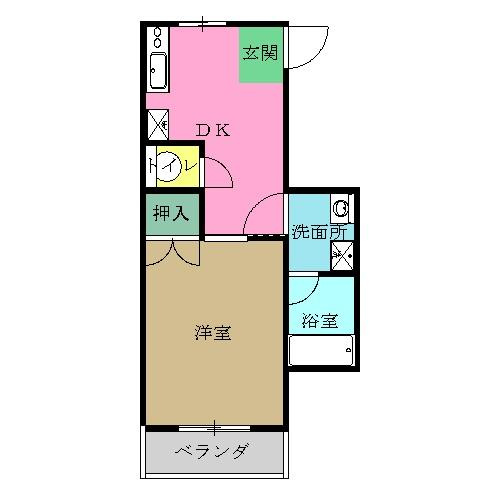 【間取り】 | 稲荷ハイツ