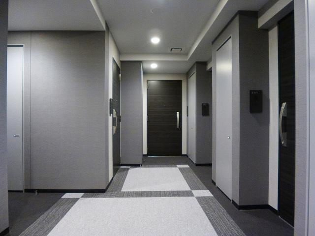 ParkAxis上野・稲荷町のその他共用部分|パークアクシス上野・稲荷町の内廊下です