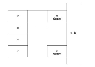 【区画図】 | 久万ノ台　月極駐車場