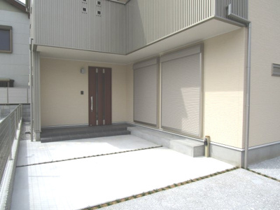 【外観】 | 高知市塩田町 新築売家 3LDK | 高知市塩田町新築売家　3ＬＤＫ　オール電化　駐車場２台