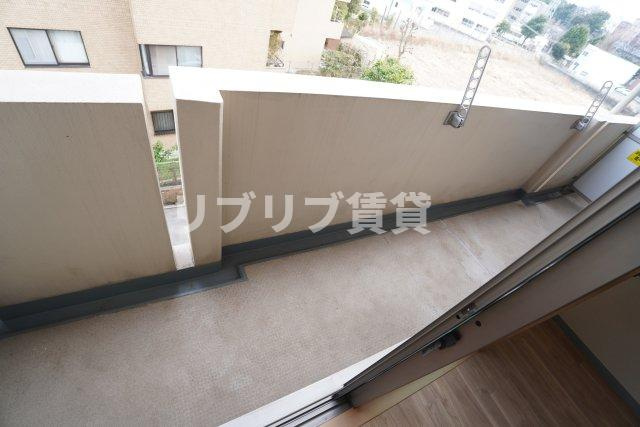 NTマンションのバルコニー