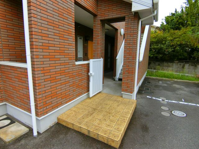 タイニーハイムのエントランス