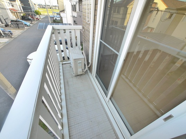 ラ・フロール青垣のバルコニー