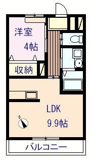 【間取り】 | garden 浜