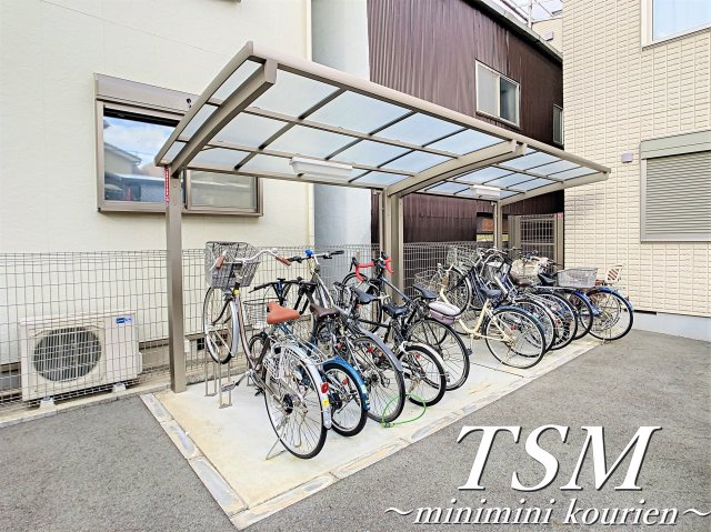 ヴェステン香里のその他共用部分|敷地内駐輪場