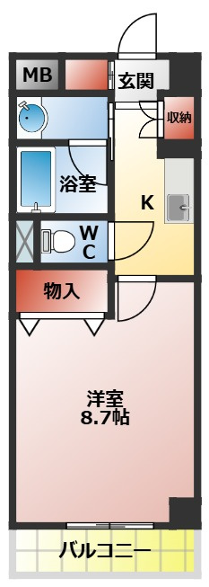 パスライト枚方香里園の間取り