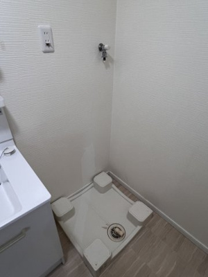 【洗面所】 | 小倉台カーサ・ベルデ | 洗濯機置き場