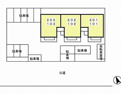 ウィルモア呉竹の区画図|配置図
