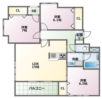 【間取り】 | ネイザ戸祭