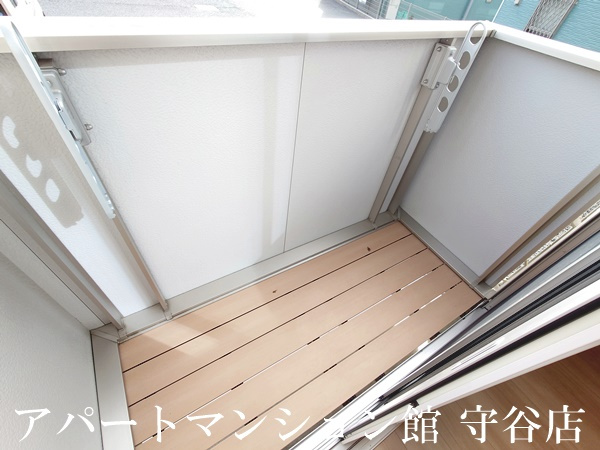 サンモールAのバルコニー