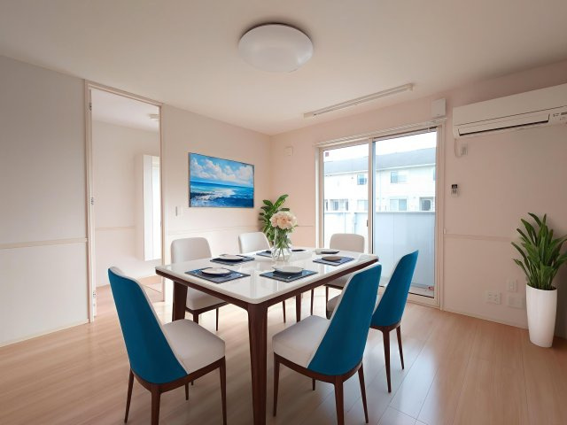 サンモールAの居間・リビング|※CG画像のため家具はつきません