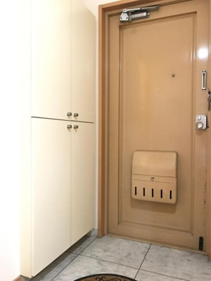 【玄関】 | ヴィラ・オオニシ | シューズボックス付きで玄関すっきり片付きます！お客様もスムーズにお出迎えできますね♪