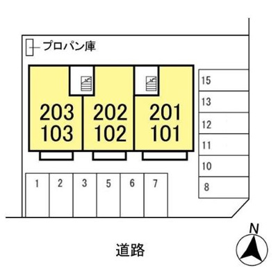 【区画図】 | アモールKAZAMA