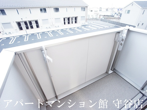 サンモールAのバルコニー