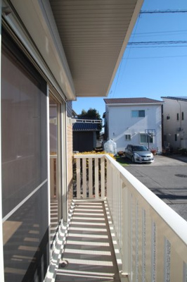 【バルコニー】 | ライネスハイムA | 南面！