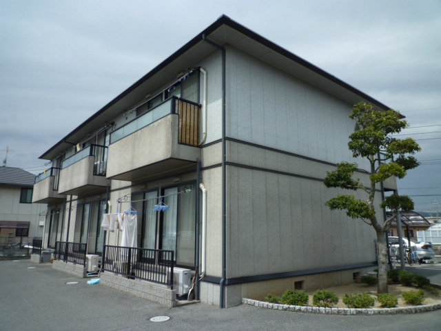 倉敷市川入のアパートの外観