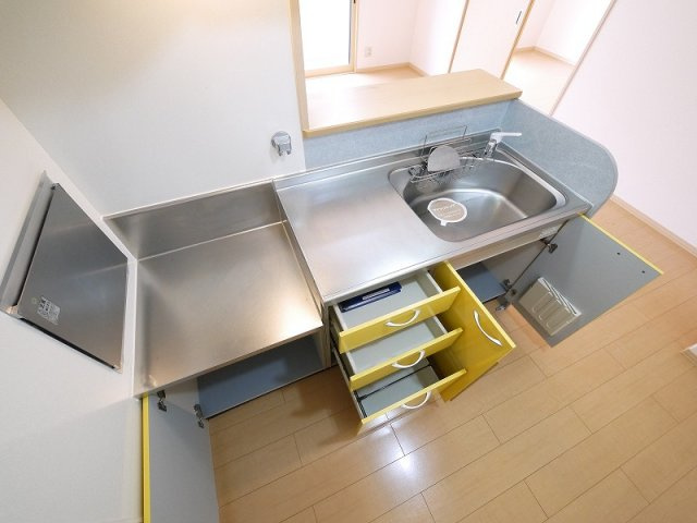 ヴェルジェ　Ⅲ棟のキッチン|きれいなキッチンです