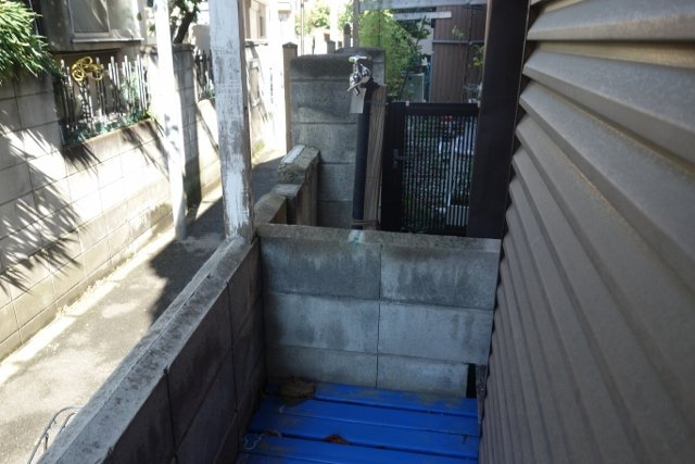 柿沼荘のバルコニー