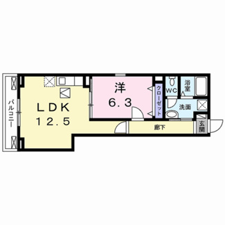 【間取り】 | フレイム　パーク　イースト