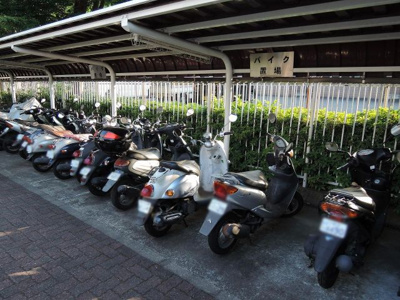 【その他共用部分】 | エクセル宮前平 | バイク置場