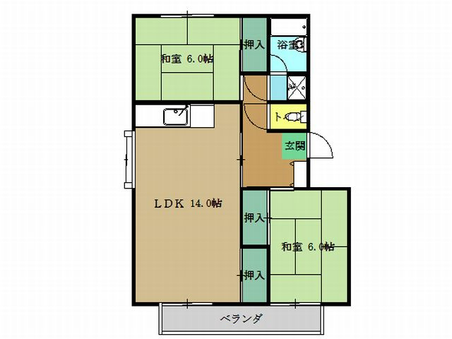 【間取り】 | アーバンハイツ那須
