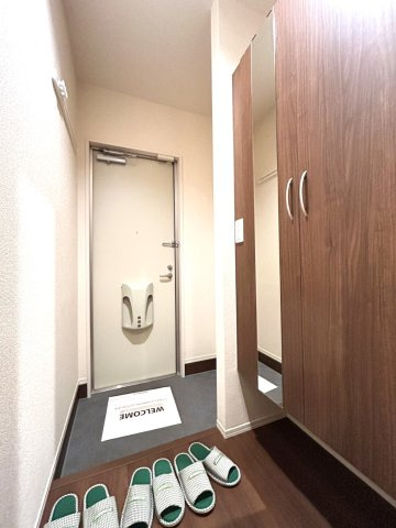 コンフォーティア東仙北の玄関