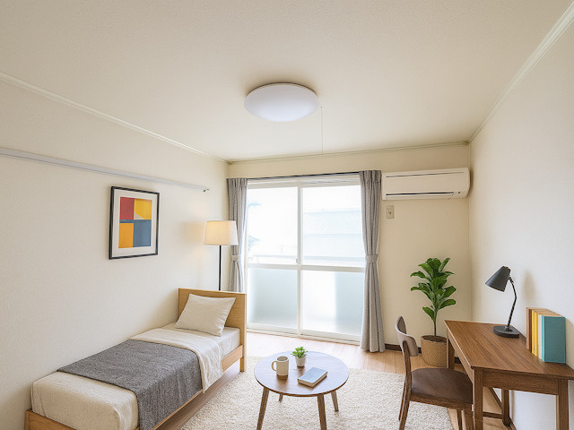 エスポワールウノの居間・リビング|CGで家具等を配置したもので家具等は含まれません。