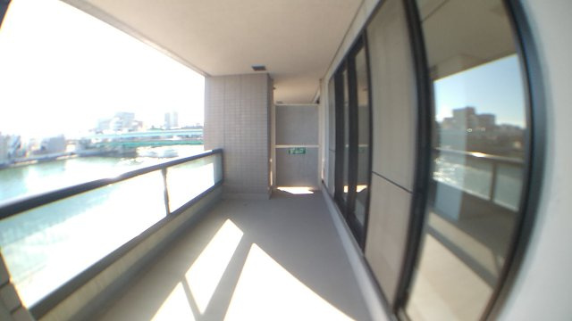中央区日本橋箱崎町の賃貸マンションのバルコニー|反転タイプ参照