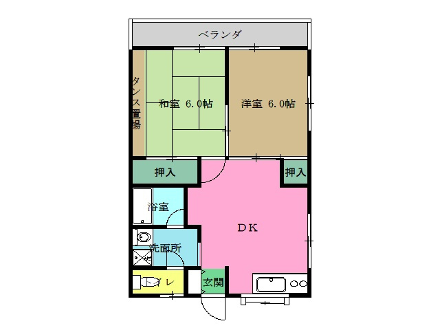 【間取り】 | 高砂壱番館　M＆A