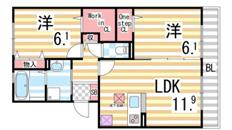 【間取り】 | ロータスコート四宮