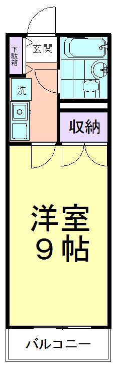 ミリオンコート久米川駅前の間取り