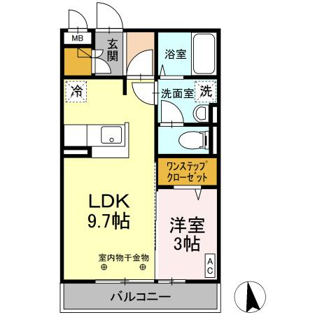 コム・シェ・ヴの間取り