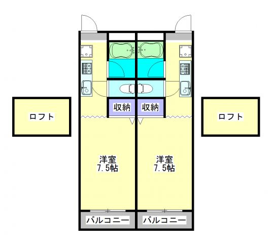 コンフォートアミの間取り