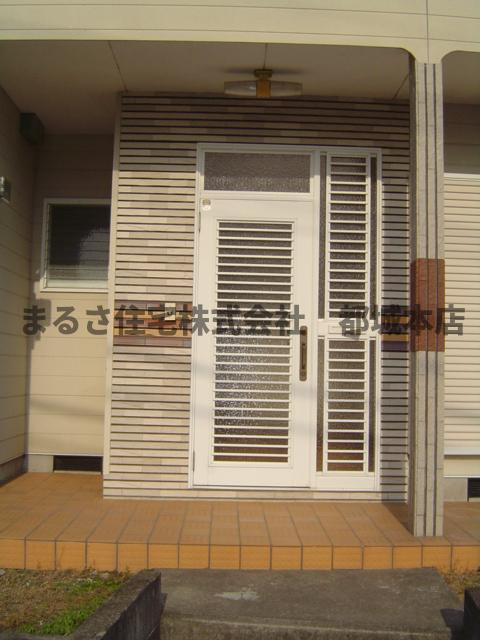 村中コーポのエントランス