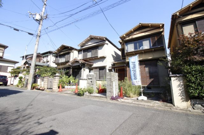 【前面道路含む現地写真】 | 京都市山科区勧修寺福岡町　注文建築　建築条件なし　土地
