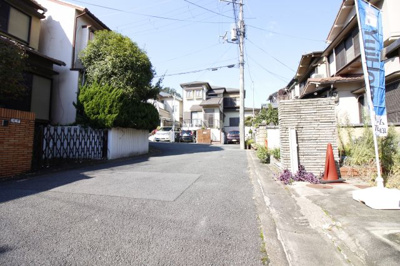 【前面道路含む現地写真】 | 京都市山科区勧修寺福岡町　注文建築　建築条件なし　土地