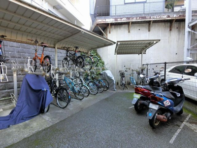 【その他共用部分】 | サングレイス上星川弐番館 | 駐輪場・バイク置場
