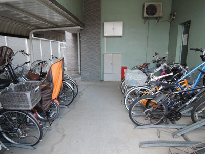 【その他共用部分】 | ラコスタビュー元住吉 | 駐輪場